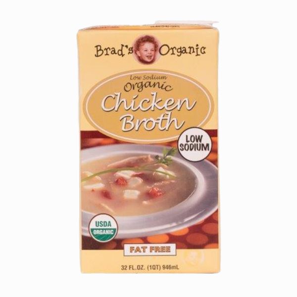 Brad’s Organic Low Sodium Chick Broth – Aliments Inc.